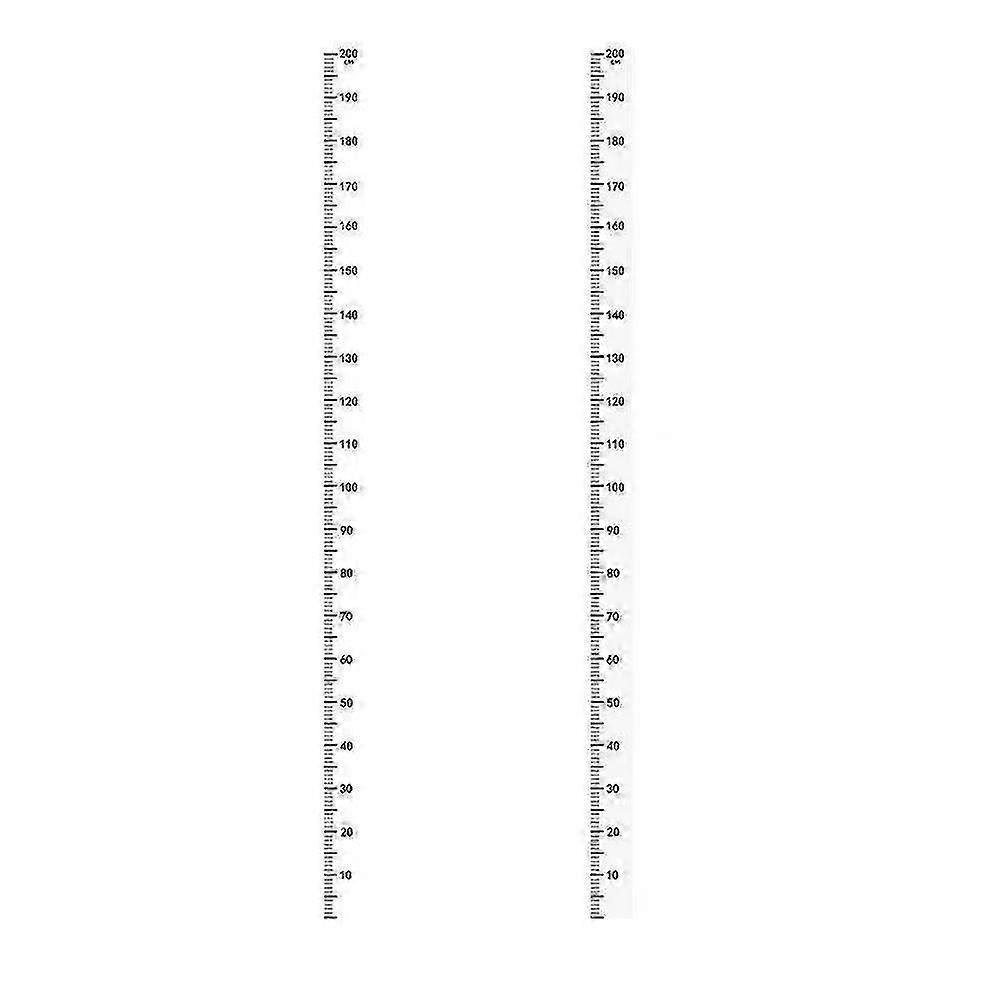 Write-On PVC Door Frame Height Stickers