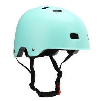 Skateboard Helmet Bicycle Cycling Protection Safety Helmet Hard Hat with Adjustable Head Band M for 55-58cm Head Circumference