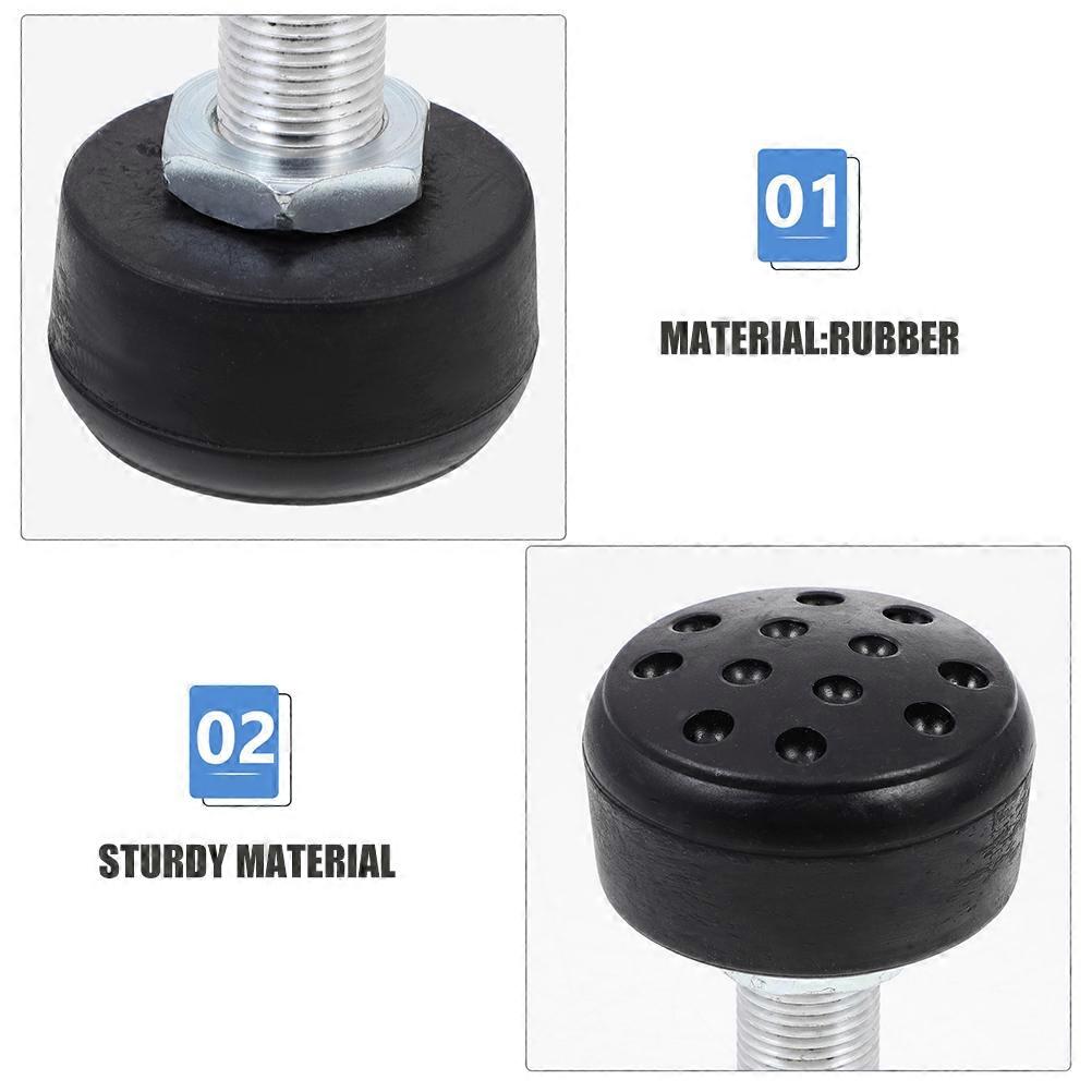 Adjustable Roller Skate Toe Stoppers Rubber for Skating Brake 8Pcs