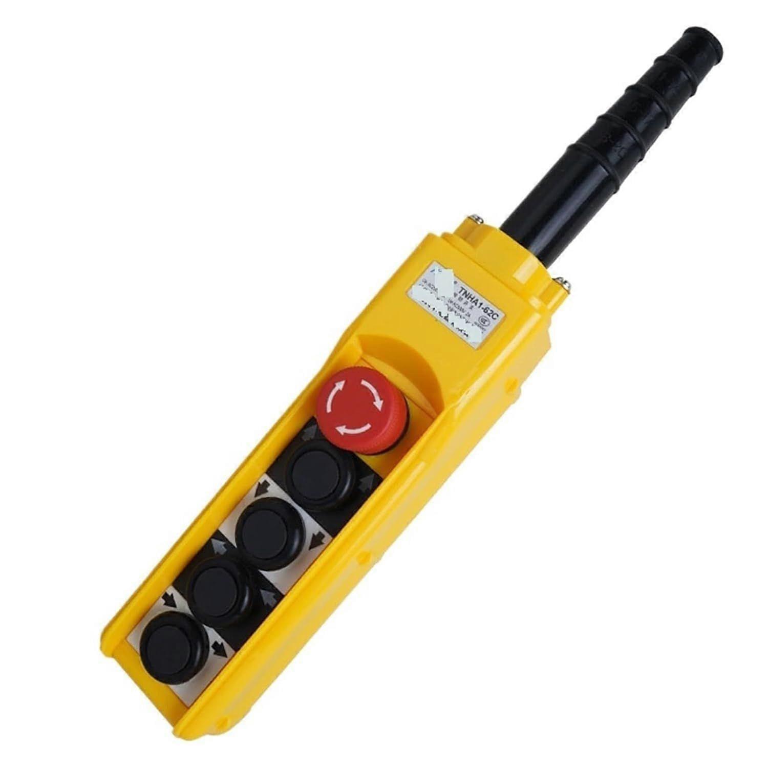 4 Directions Hoist Push Button Switch, 4 Buttons Crane Lifting Pendant Controller