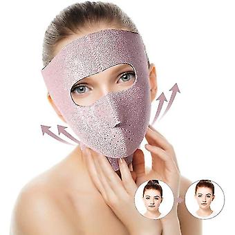 Neues Gesichts-Ming-Band, atmungsaktiver Neopren-Facelifting-Gürtel mit voller Abdeckung, Doppelkinnreduzierer V-förmige Linie Kinnwangen-Lifting-Band eliminiert Falten