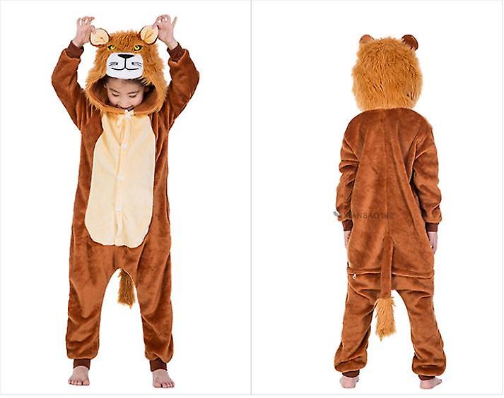 Unicorn Pajamas Romper's One-piece Pajamas Cartoon Animal Lion