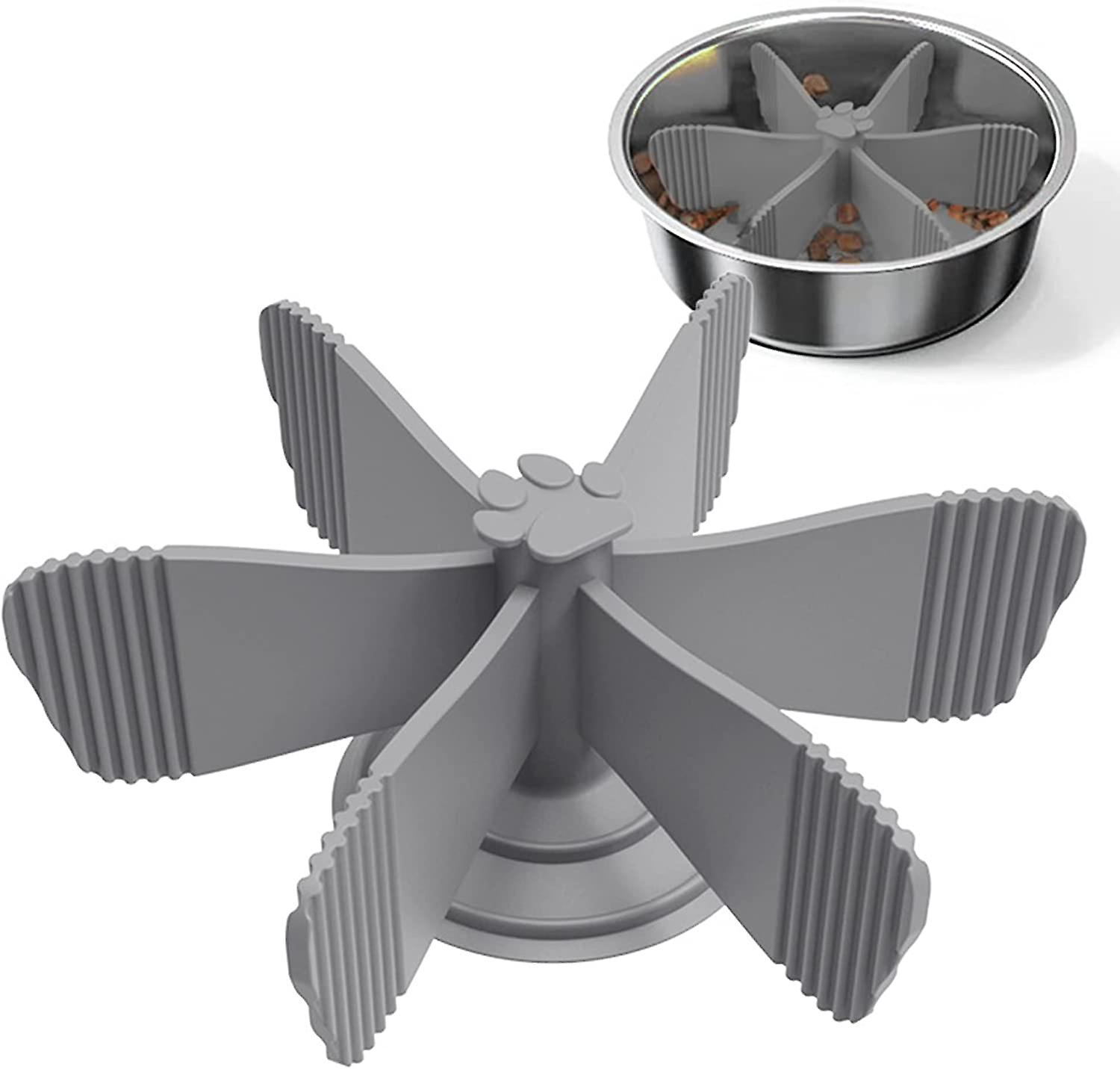 Slow Feeder Dog Bowls Insert Super Firm Slow Eating Dog Bowl with Regular and Elevated Dog Bowls