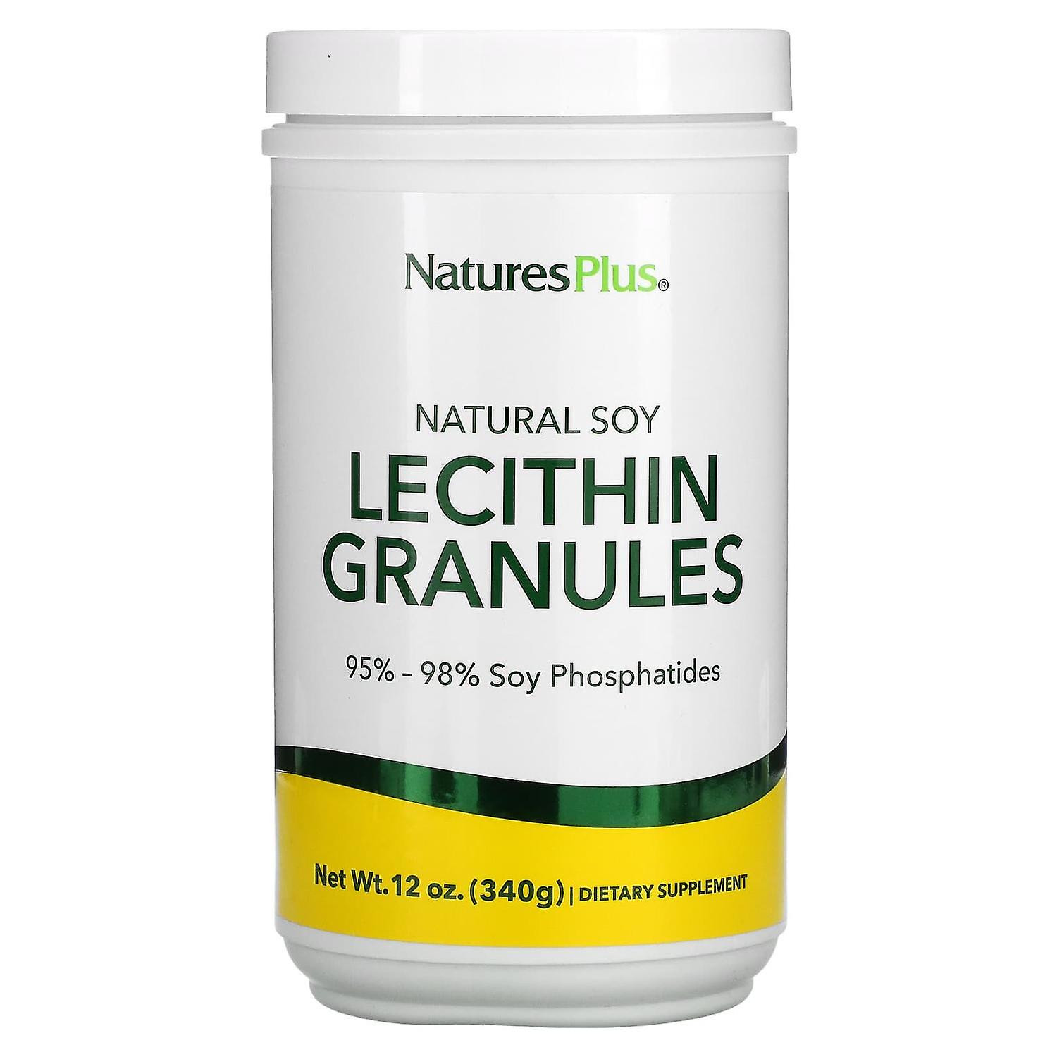 NaturesPlus, Natural Soy Lecithin Granules, 12 oz (340 g)