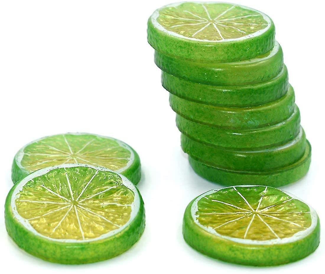 Fake Lemon Slice Artificial Fruit Highly Simulation Lifelike Model