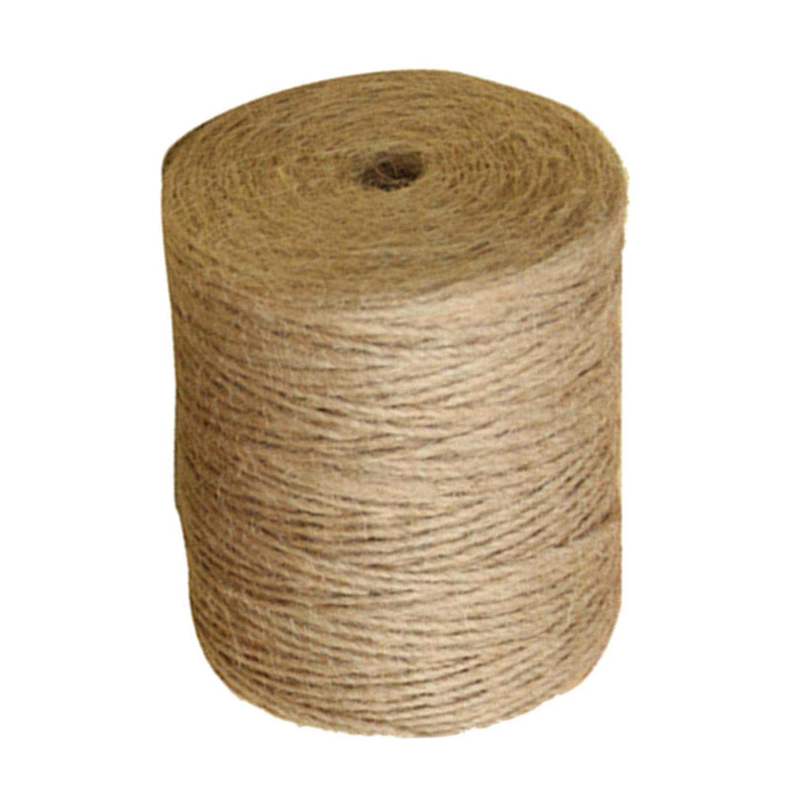 Natural Jute Twine String Durable Packing String  2mm 656 Feet