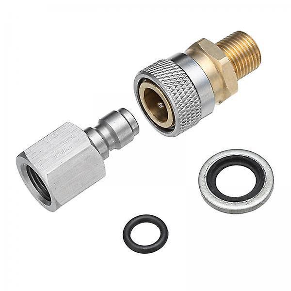 2xQuick Coupling 1/8 BSPP Thread Male to Female for Accessories Replacement