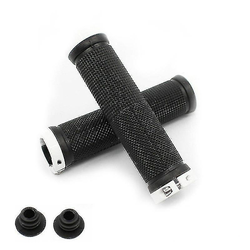 1@# 1 Pair Mountain Road Cycling Bike Bicycle MTB Handlebar Cover Grips Smooth Soft Rubber Anti-slip Handle Grip Lock Bar End