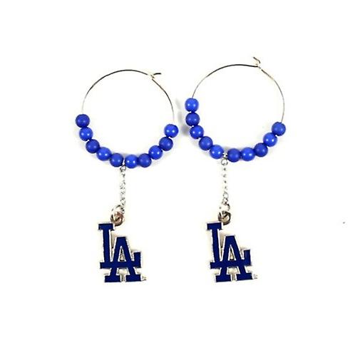 Los Angeles Dodgers MLB Multi Bead Hoop Náušnice