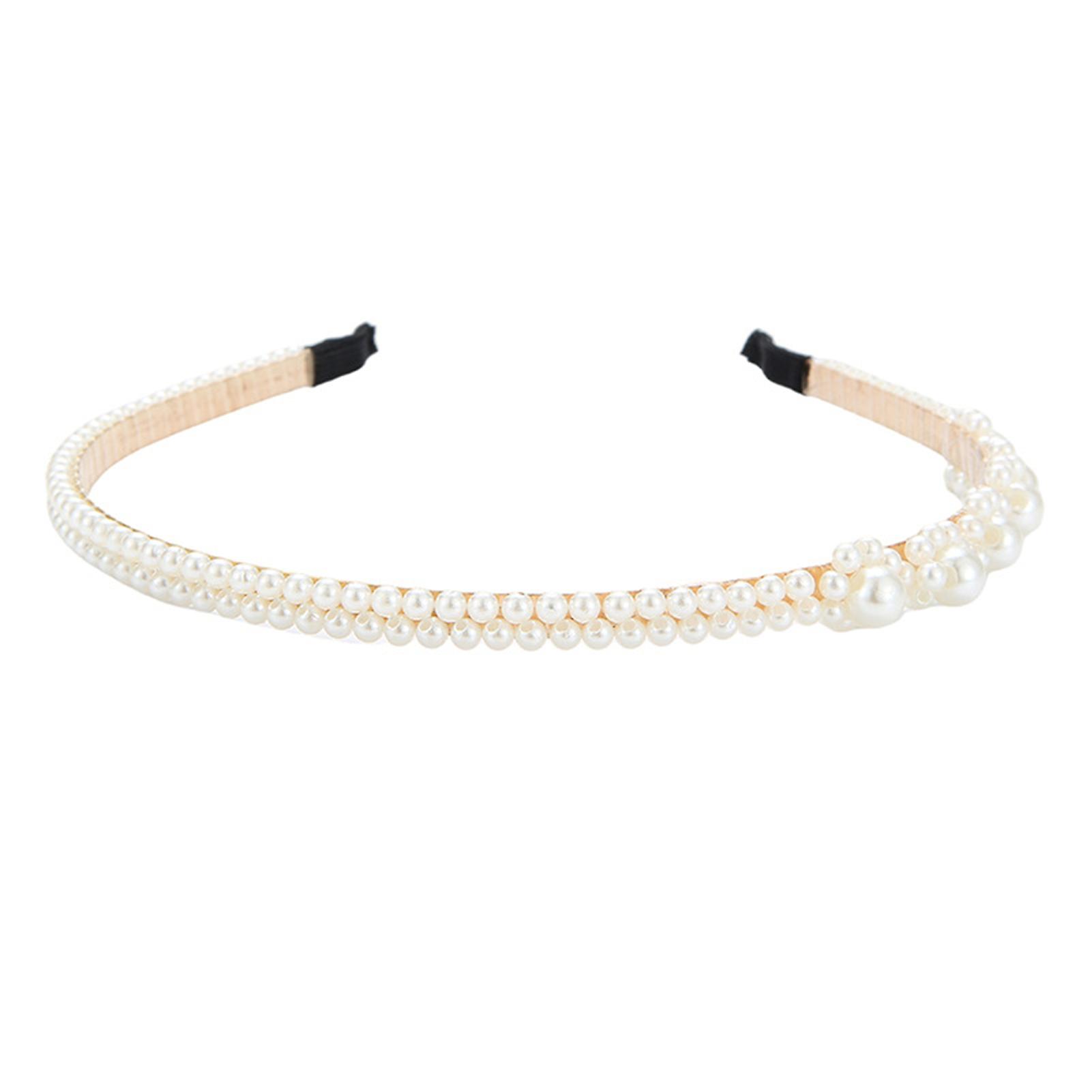 Temperament Pearl Setting Hair Hoop Anti-slip Soft And Comfortable Headwear