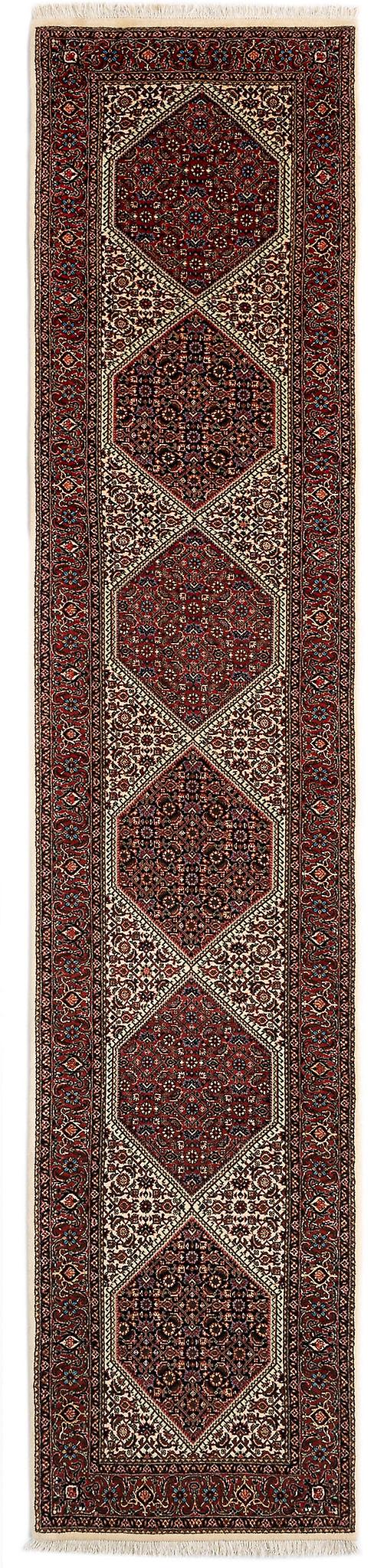Hadorn Bidjar 74x374 带奶油色手工制作的中亚地毯