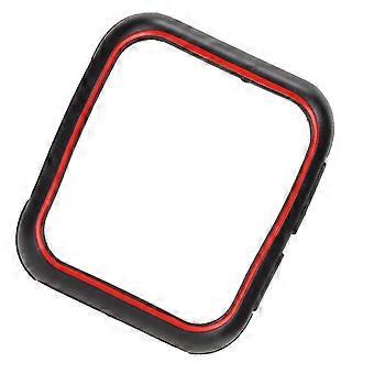 Soft TPU Protective Case compatible with OPPO 2 46mm Watch Scratch Resistance Watch Protective CoverBlack Red