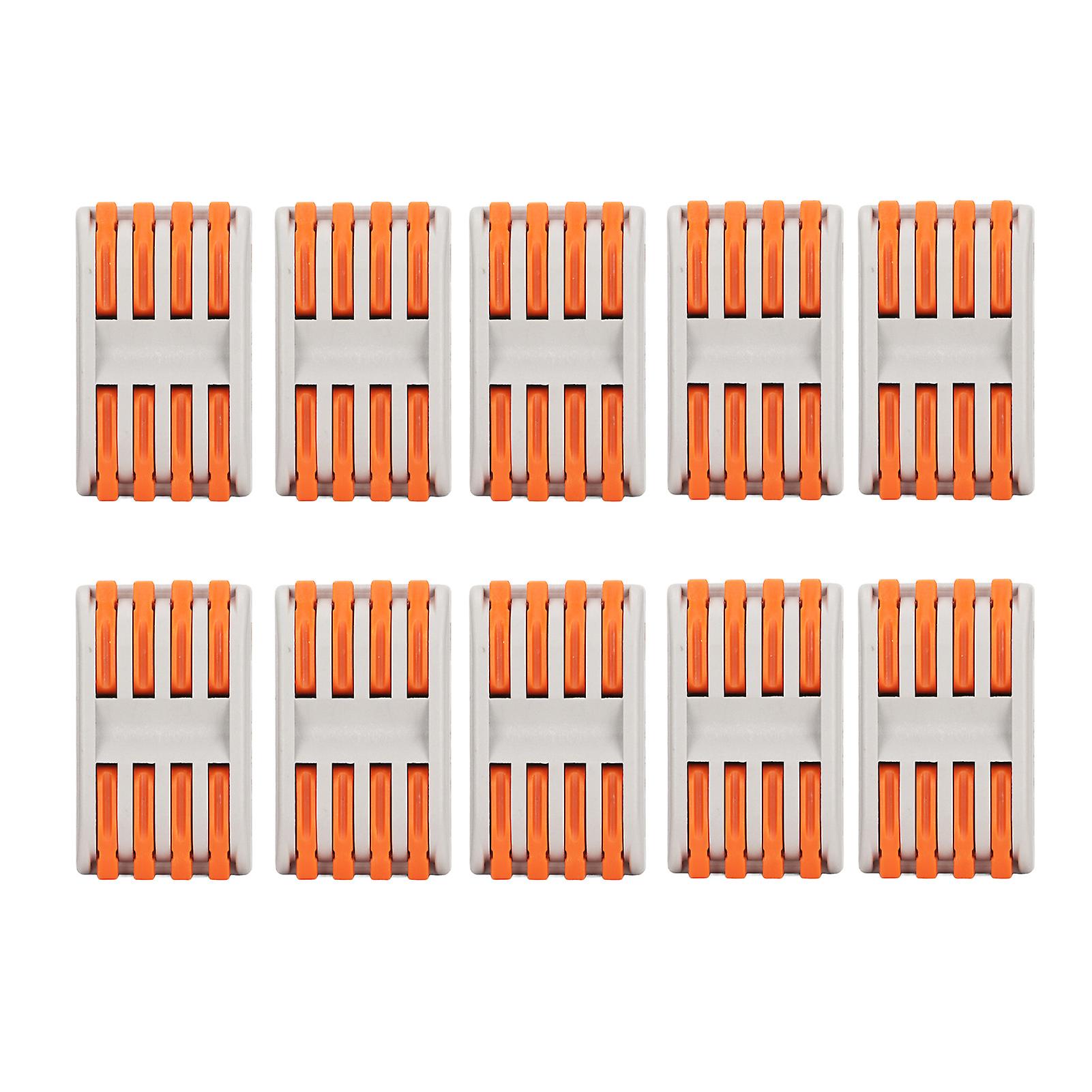 30pcs Lever Wire Connector 3 Types Safe Compact Splicing Cable Connectors for Flexible Stranded Copper Cable