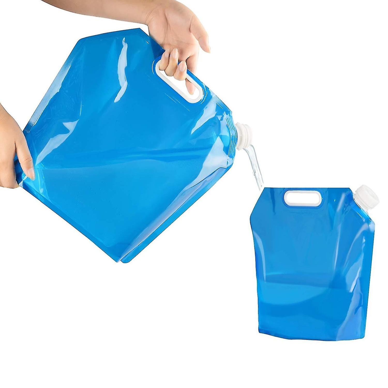 5l 10l Collapsible Emergency Water Jug Container Bag Foldable Portable For Camping, Hiking, Picnic,