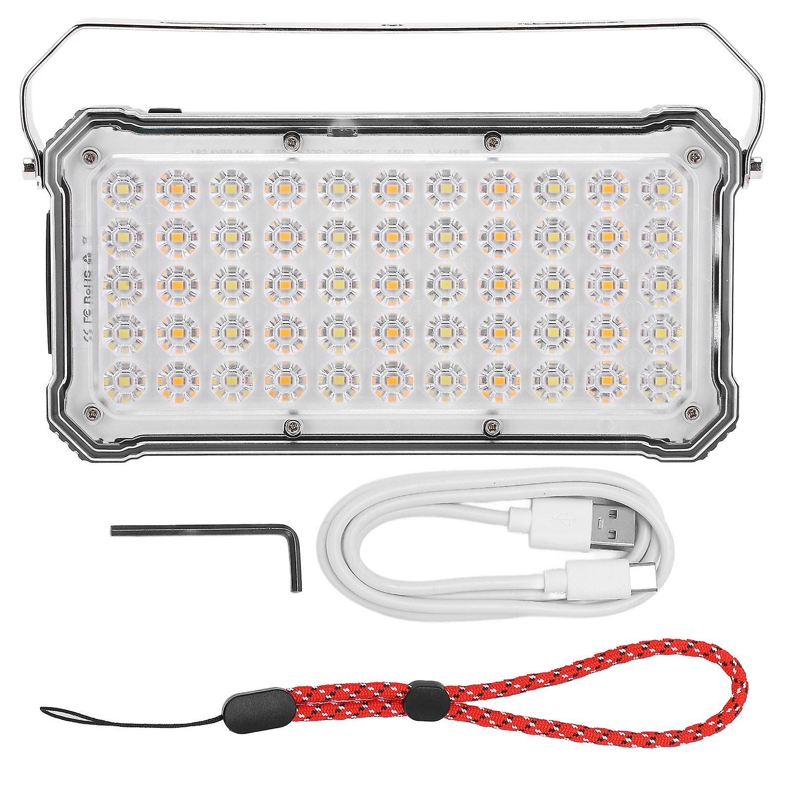 5 in 1 100W Smart USB 20000MAh Rechargeable Waterproof IP66 High Capacity Camping Lamp