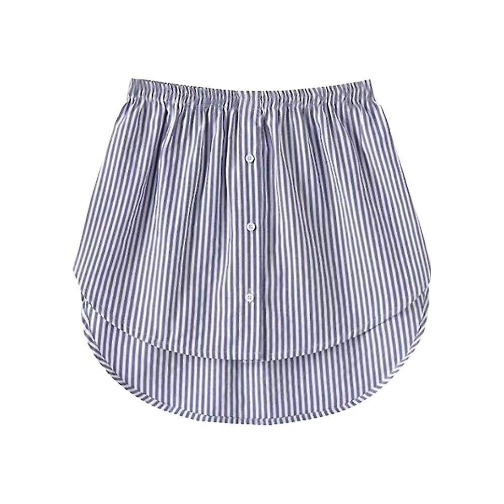Minifalda Camisa Extensor para Mujer Ajustable Capas Falsa Top Lower Sweep