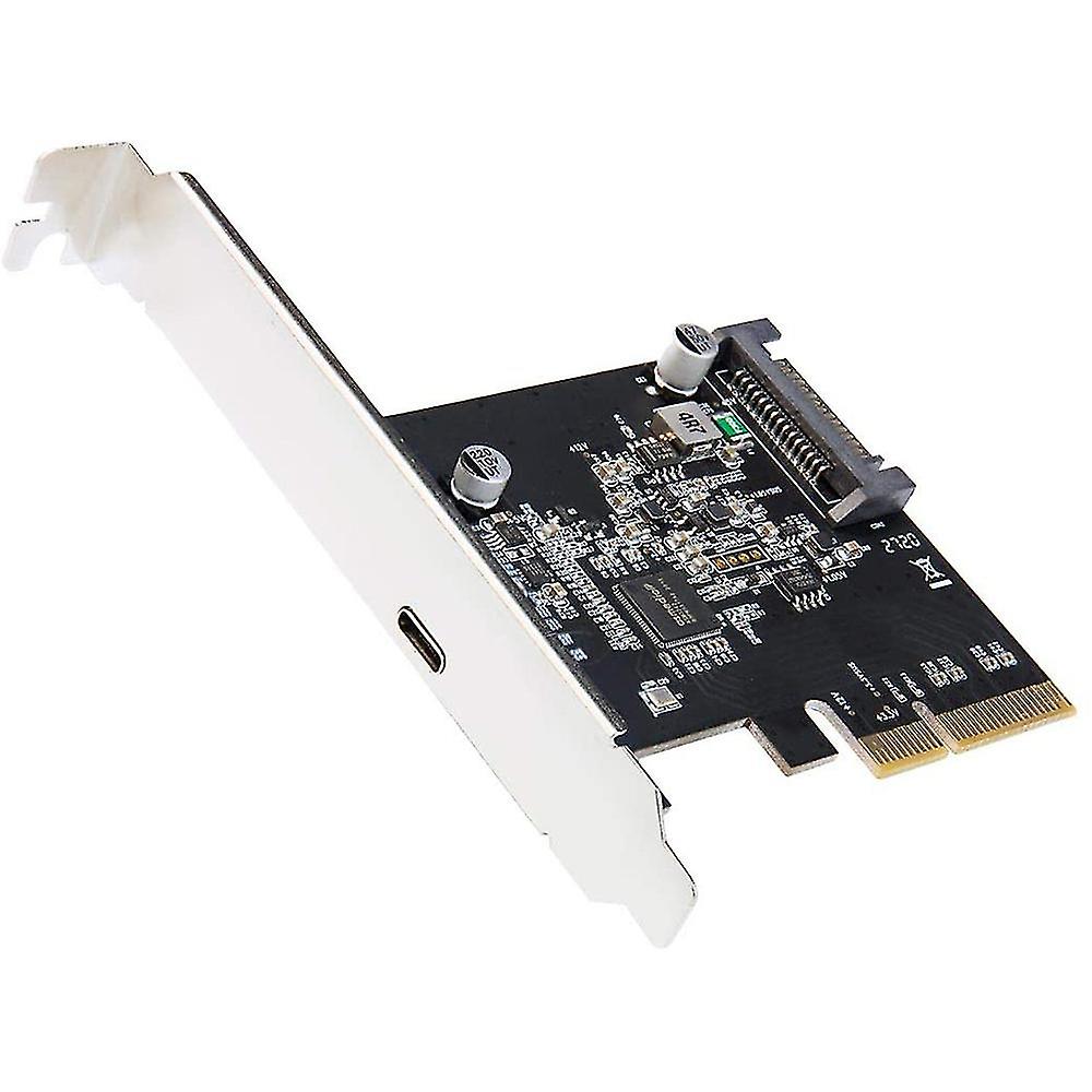 USB 3.2 PCI Expansion Card PCI-E 4x do USB3.2 Gen2 X2 Type-c 20 Gbps SATA Powered Asmedia ASM3242