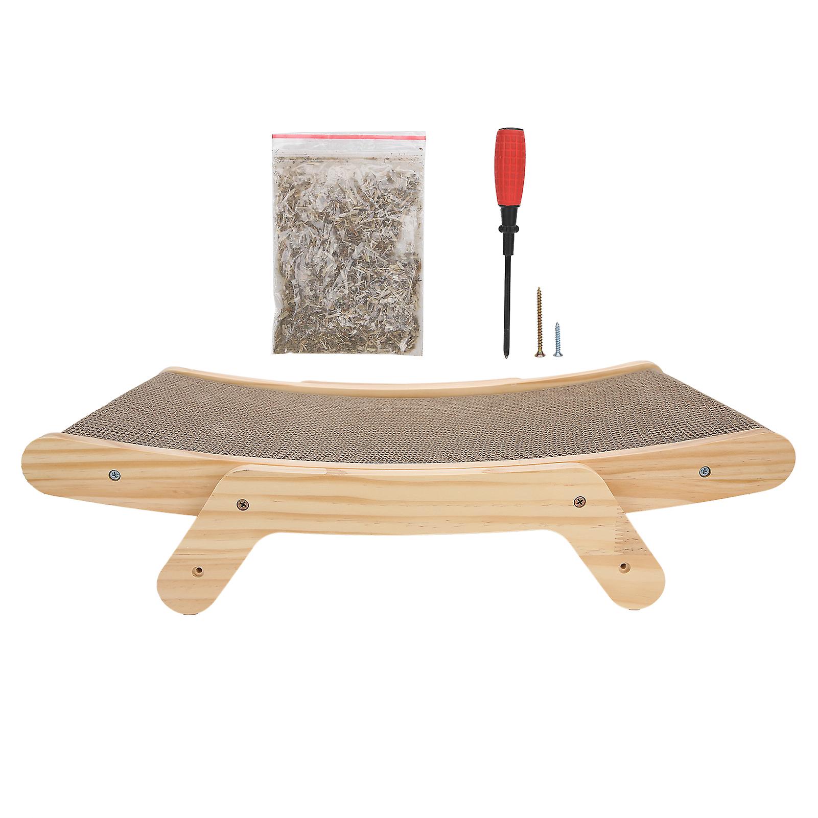 Durable Pet Corrugated Paper Toy Cat Claw Grinding Scratch Board Sleeping Stand Bed