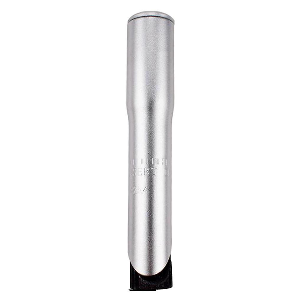 Bike Stem Adapter Riser Threadless Stem Adaptor 22.2-25.4mm  Silver 22.2mm