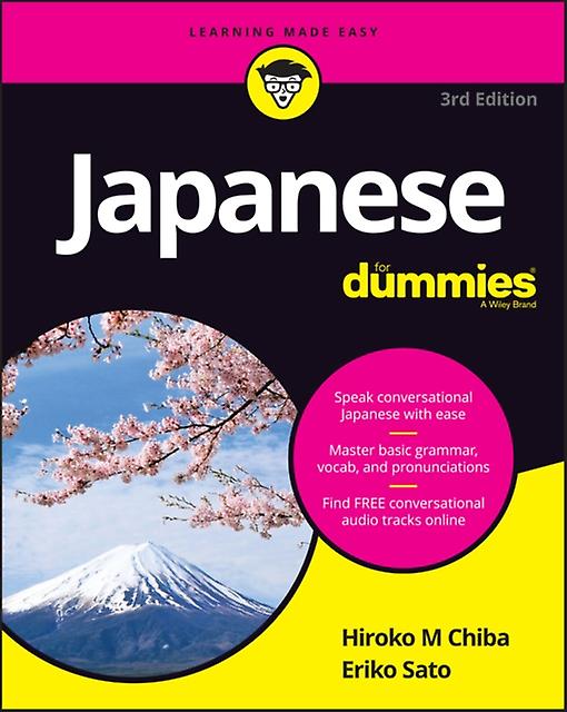 Japanese For Dummies by Eriko Sato Paperback Book