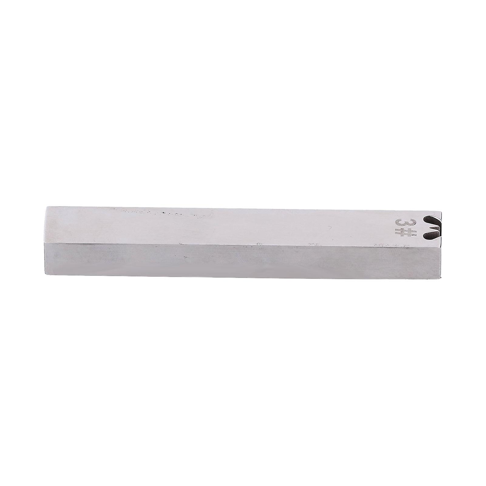 Zipper Install Tool Die Steel Convenient Practical DIY Handicraft Supplies for Leather Goods5#Thickening