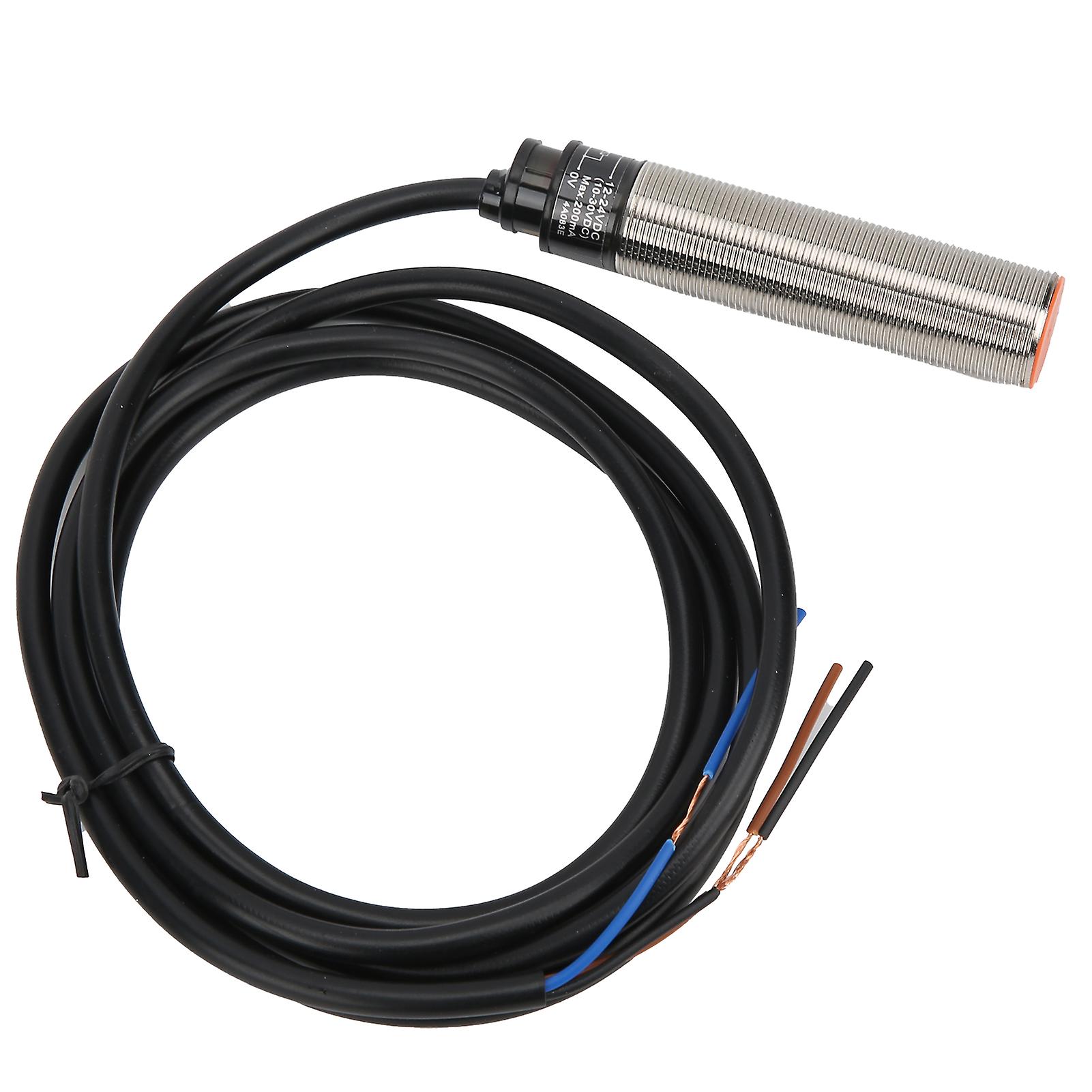 BERM Proximity Switch 3‑Wire Cylindrical Detection Sensor Controller PRL18-5DP 10-30VDC