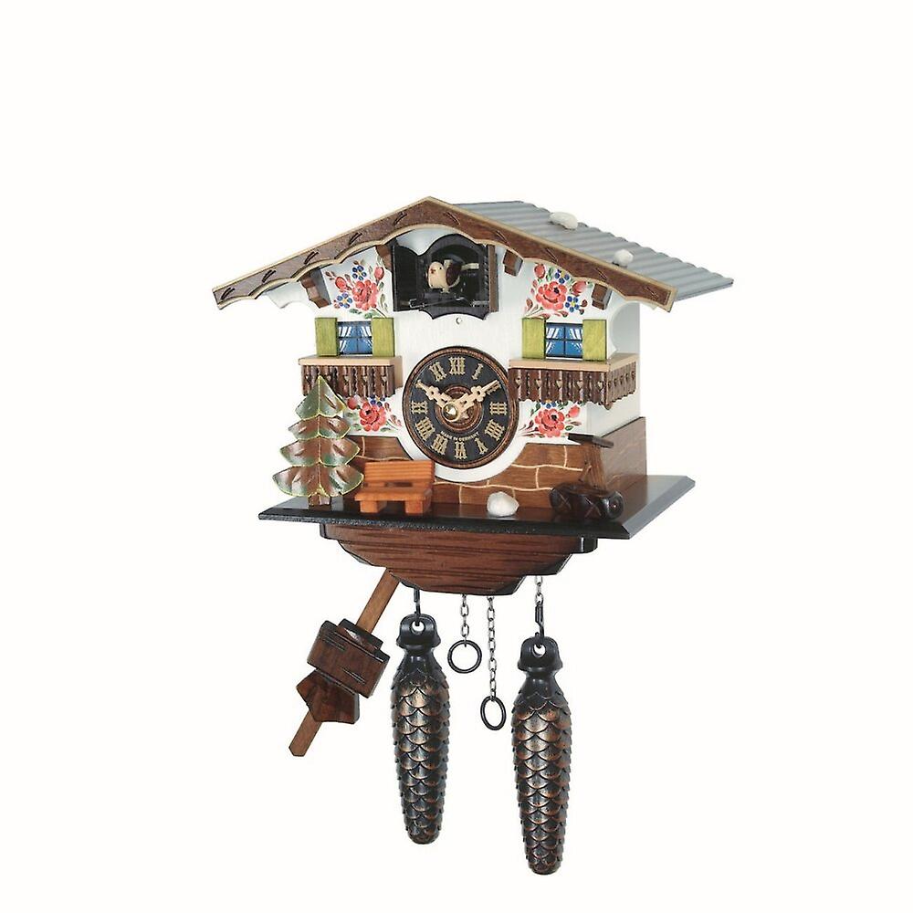 Engstler - 418 Q - Cuckoo Clock - Quartz - Walnut