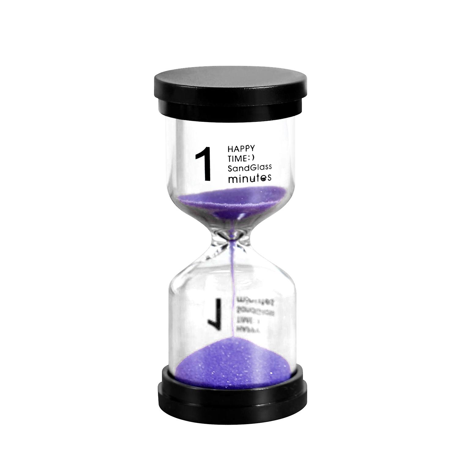 6 Pcs Sandglass Sand Timer 1/ 3/ 5/ 10/ 15/ 30 Minutes Sandglass Timer Sand Clock for Kids Games Cla