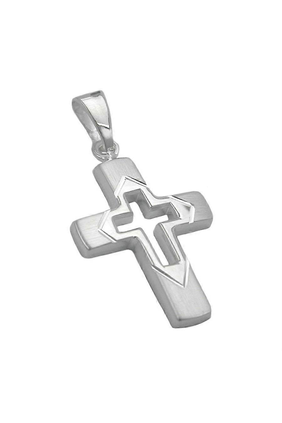 Pendant Cross Diamond Cut Silver 925 - Gl91374