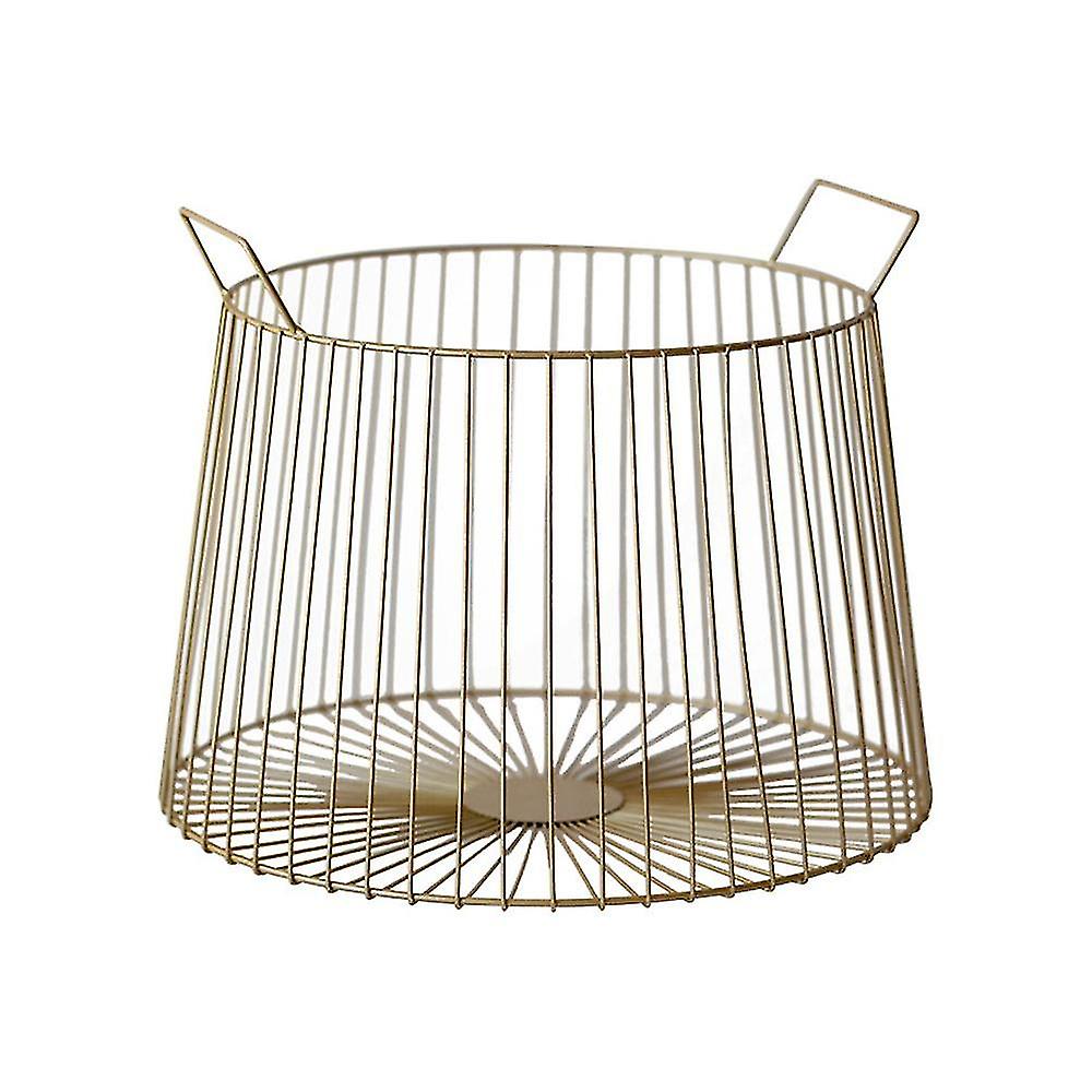 Ironwork Laundry Basket, Mildew - Proof, Non-impurity - Resistant Household Breathable Dirty Laundry