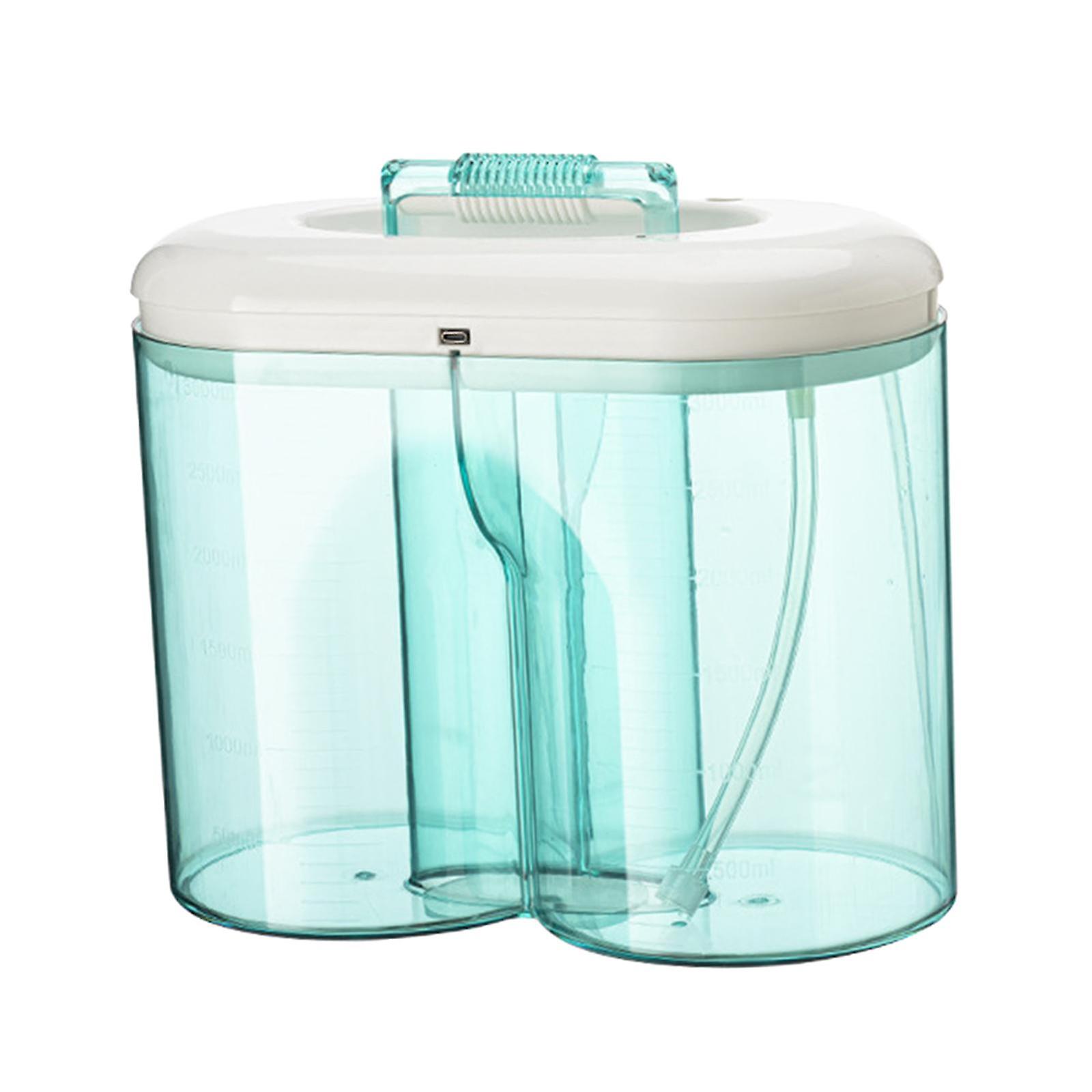 Akvarium Vattenväxlare Automatisk 3000ml Avtagbar Akvarium Vattenväxlare