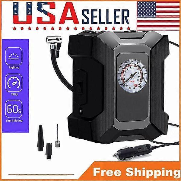 Tire Inflator Car Air Pump Compressor Electric Portable Auto 12V DC Volt 150 PSI 69312