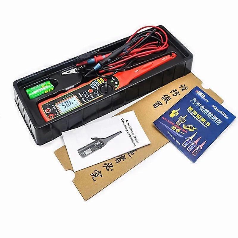 Power Electrical Multi~function Auto Circuit Tester Multimeter Lamp Car Repair Automotive Electrical Multimeter 0V~380V( Screen) ST1M804