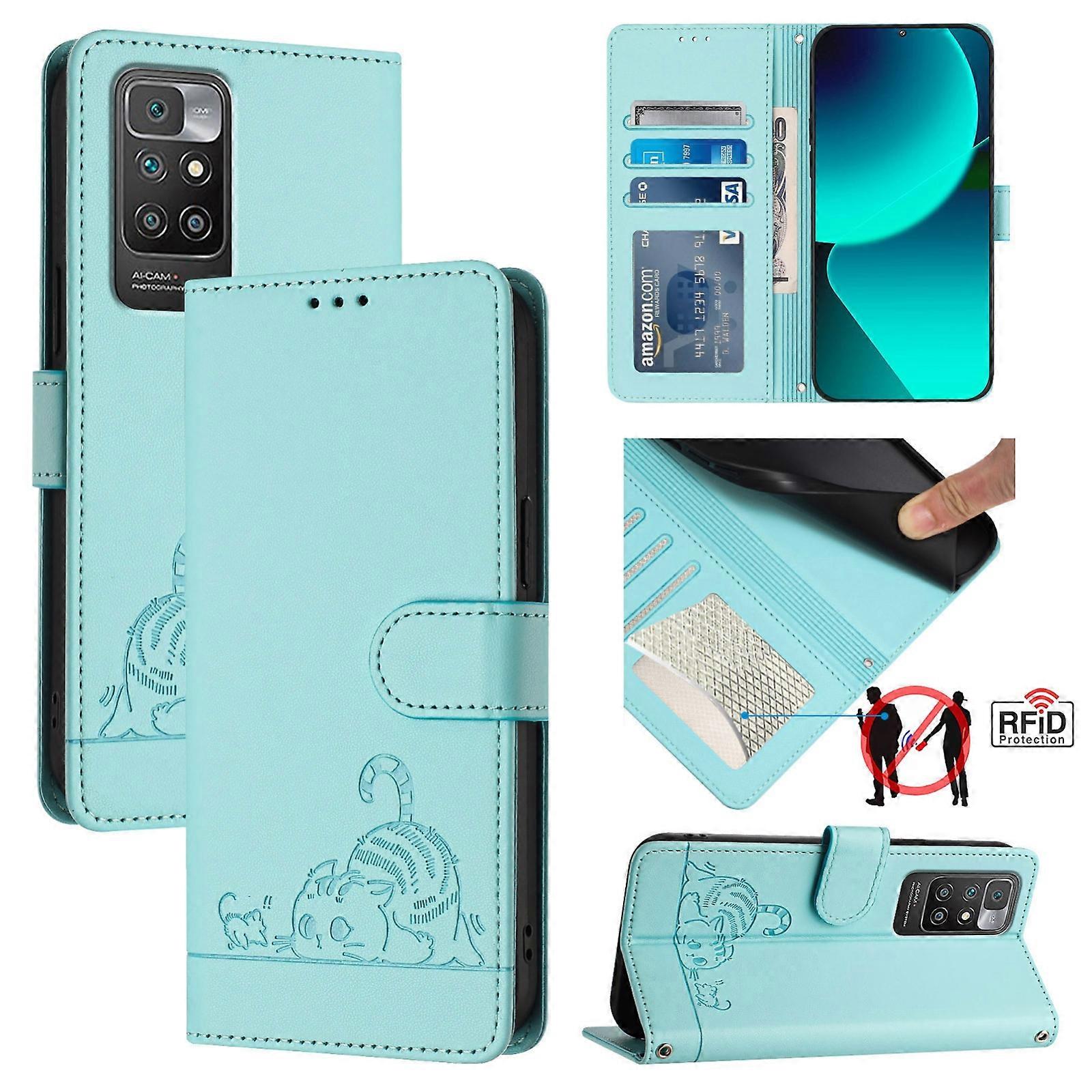 Cat Pattern Case For Xiaomi Redmi 10 4G 2021 Global