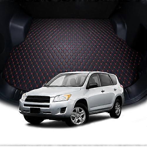 BeautifulCar Trunk Mattor för Toyota Rav4 Rav 4 2013 2012 2011 2010 2009, Läder Car Boot Liner Matta Car Boot Cover Anti-Slip Mattor, Vattentät Bak T