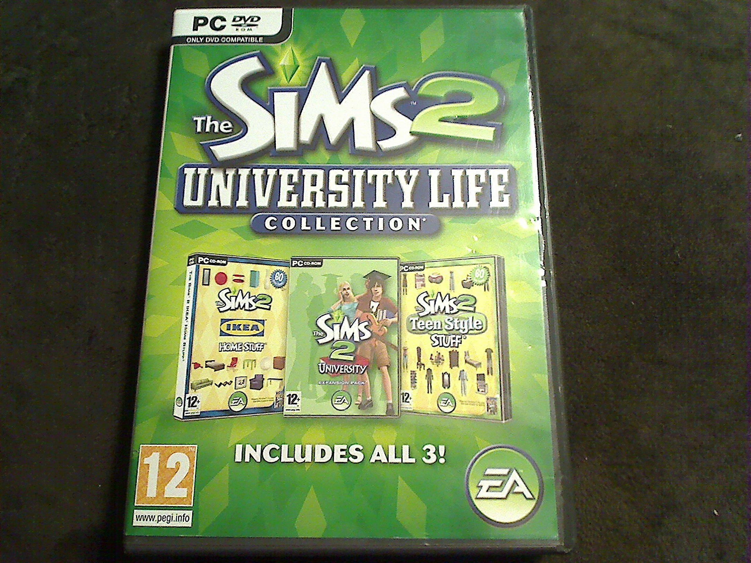 Sims 2 University Life Collection Game PC - New & Sealed