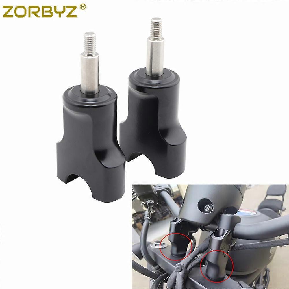 Motorcycle Black CNC Handlebar Bar Riser Clamp Rise Up For Honda Rebel CMX300 CMX500 1100 2017-2023