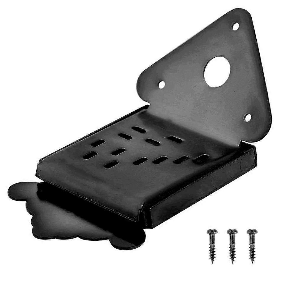 High End Electroplated Metal Bridge Fit for Mandolin 8/10/12 Loop-End String(black)