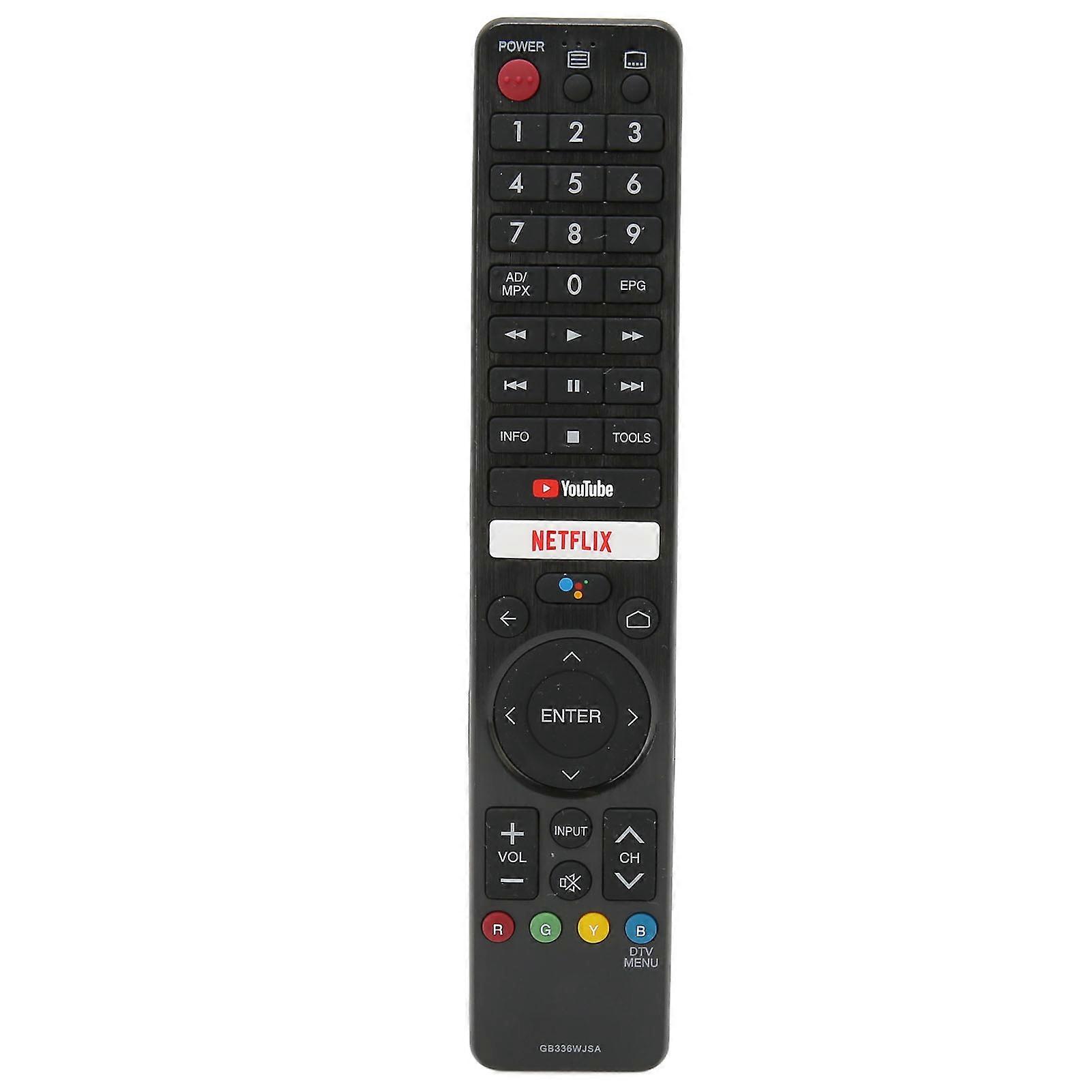 TV Remote Control with Voice Function Replacement for Sharp Netflix Voice LCD TV for GB345WJSA GB346WJSA GB336WJSA