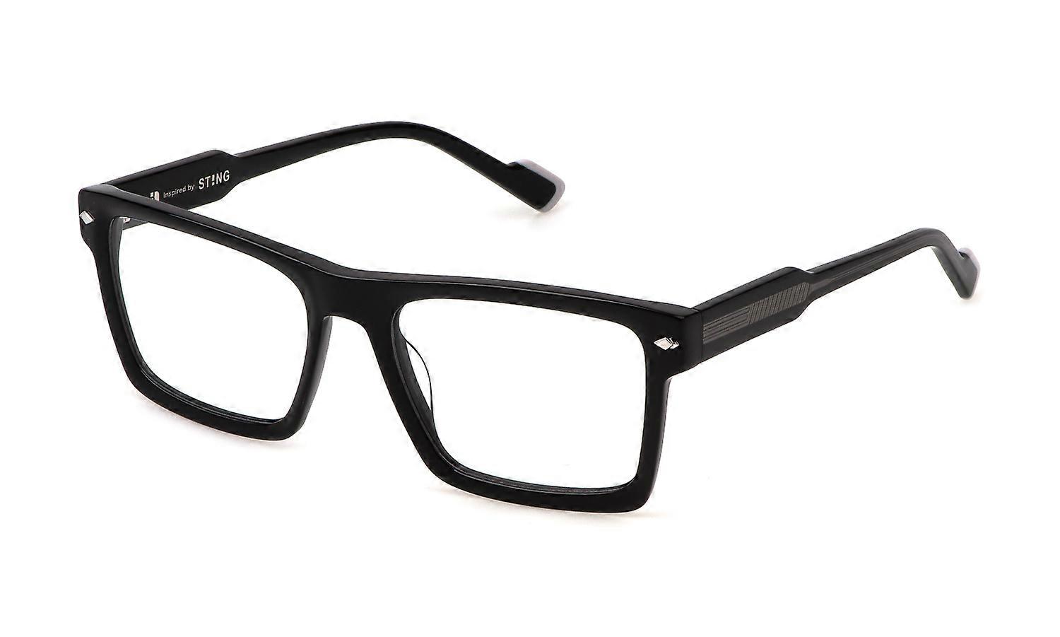 Eyewear Frames Sting VST504 0700 Black LUCIDO 55/19/145 MAN