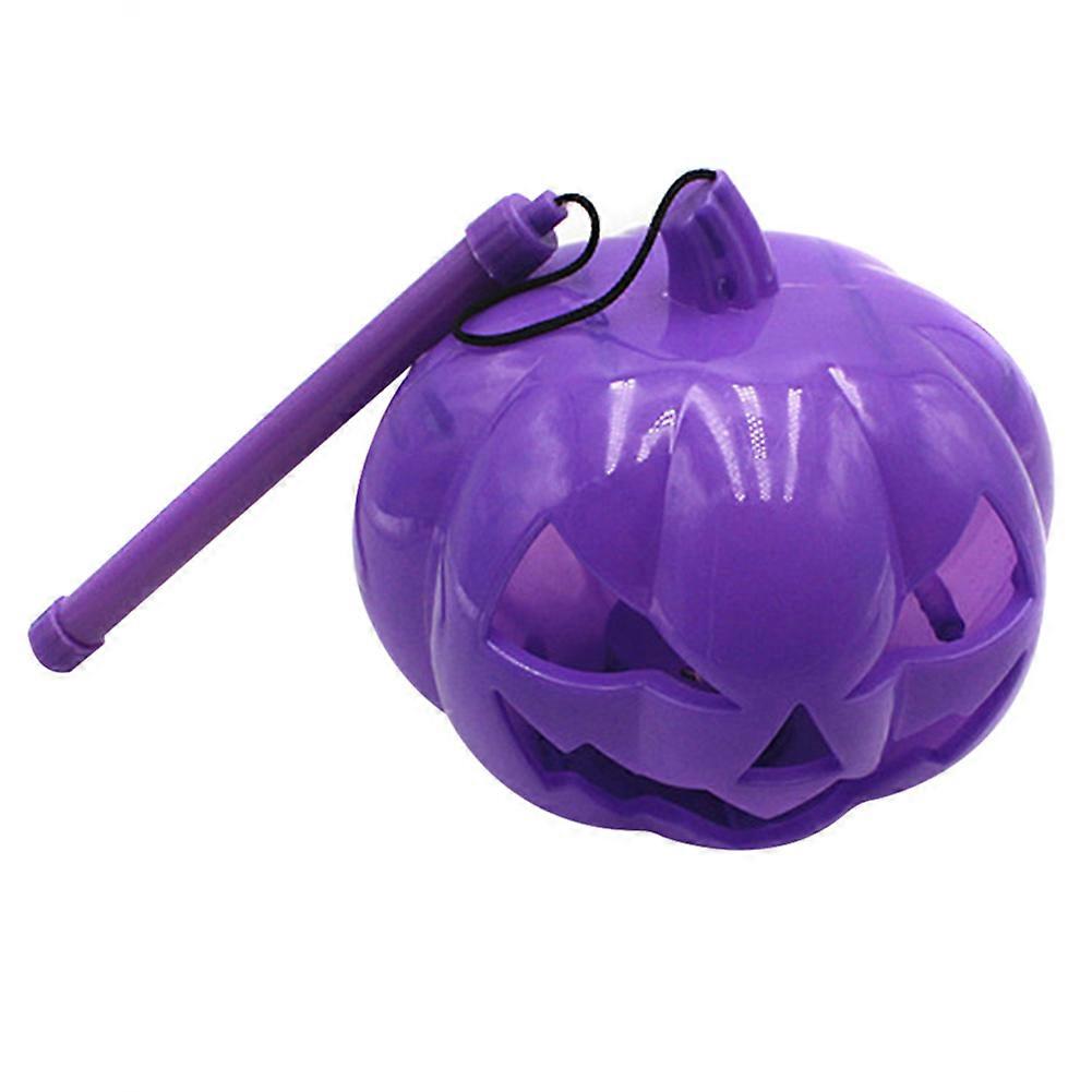 Halloween Portable Pumpkin Lantern Children's Toy Luminous Luminous Pumpkin Bucket with Music Pumpkin Lantern