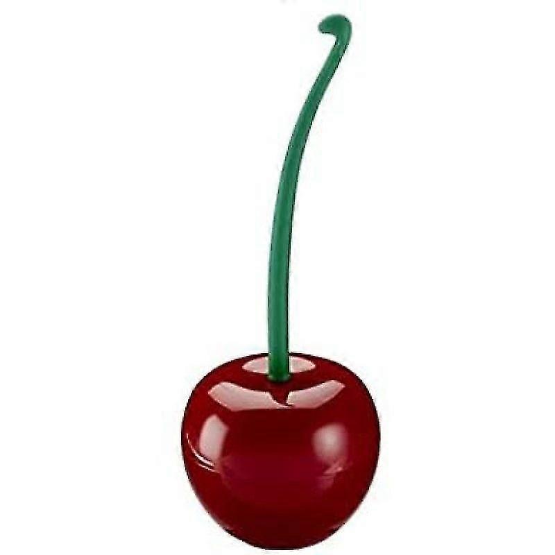 Toilettenbrste WC-Brste Wein Red Cherry Form WC-Brstenhalter-Set Kunststoff