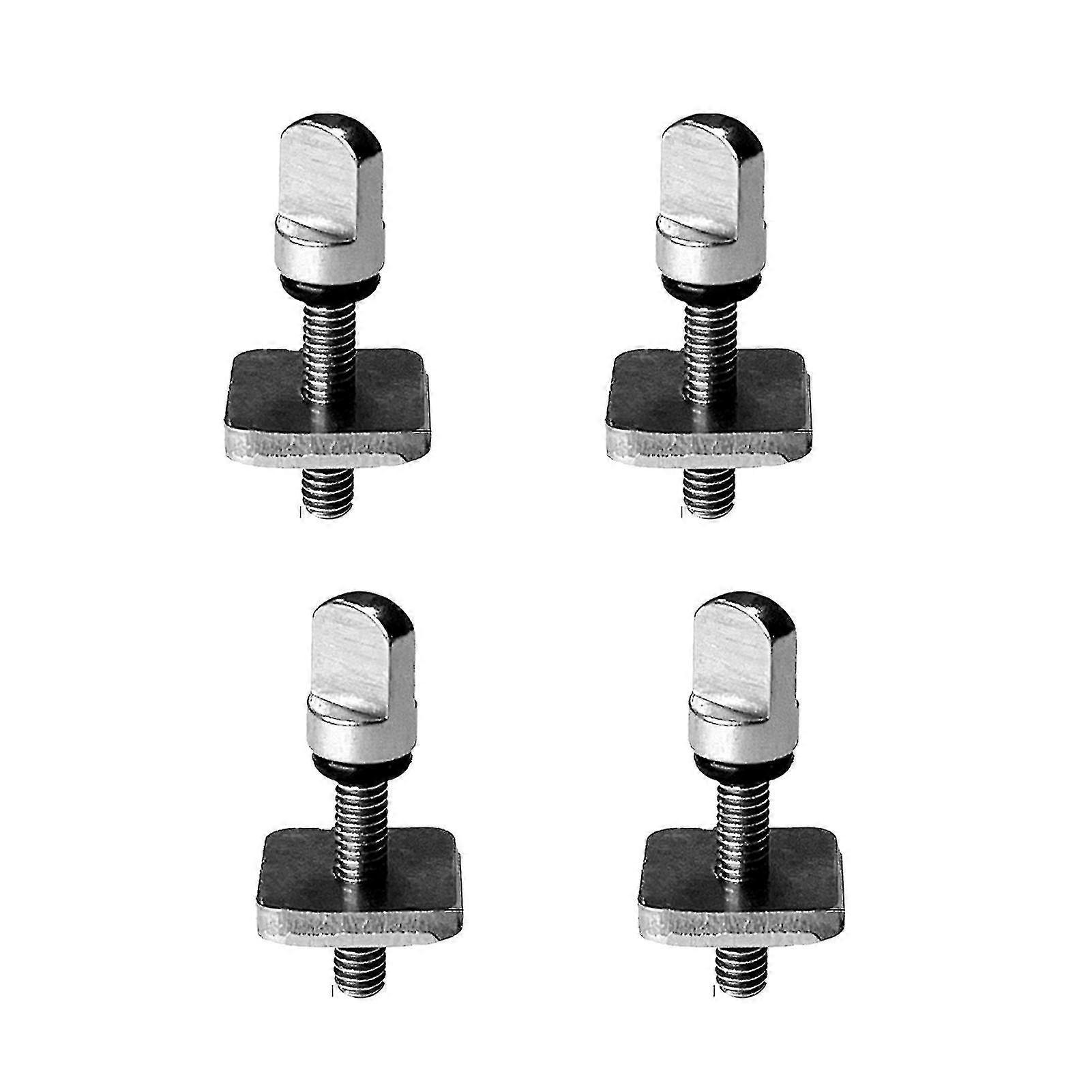 4pcs / pack Flat Longboard Paddle Board Stainless Steel Tail Surfboards Fin Screw