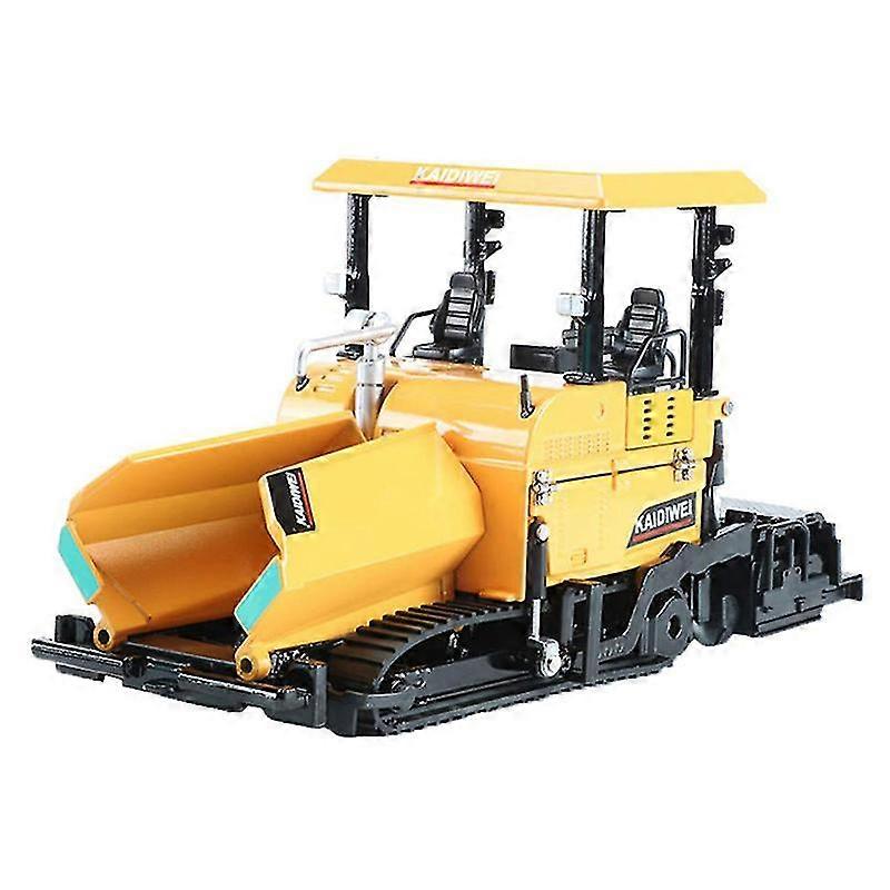 Alloy Diecast Paver Machine Paving Asphalt Highway Construction Truck 1:40 Engineering Vehicle Mode