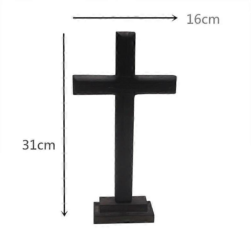 Cruce Iisus Lemn Mână perete Decor creștin