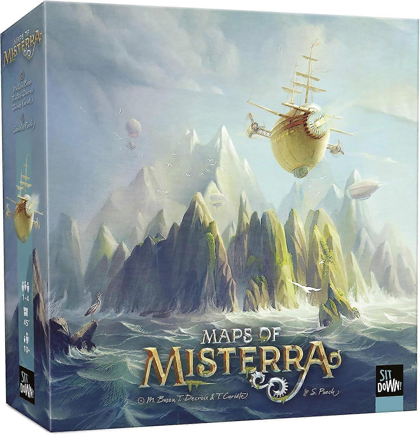 Maps Of Misterra Board Game