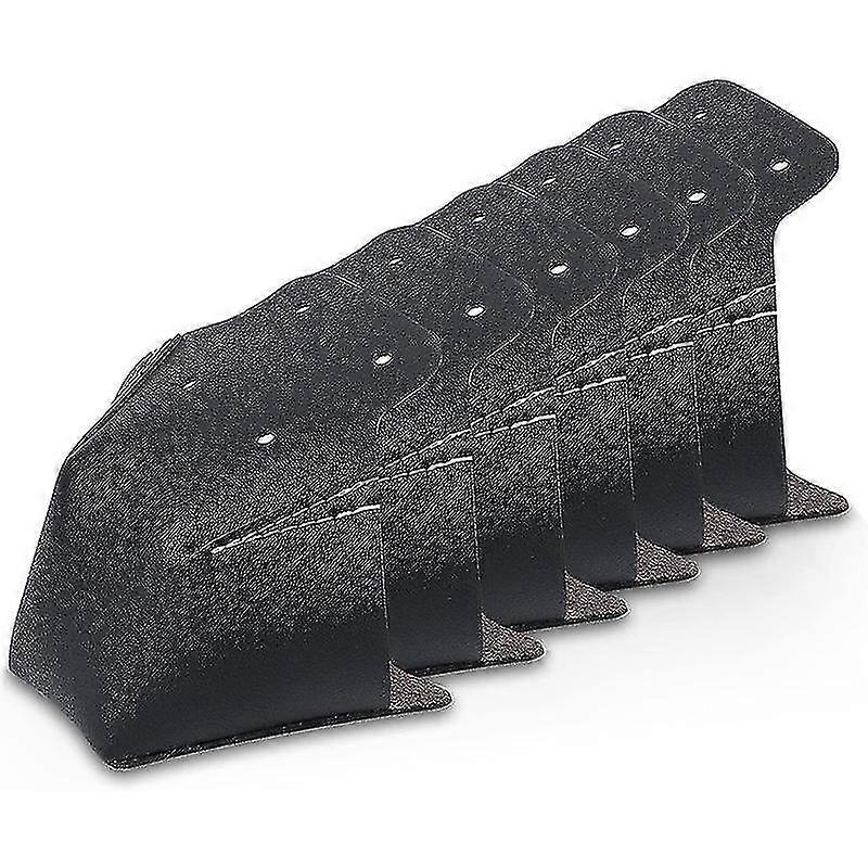6 Pcs Toe Cap Guards Artificial Leather Roller Skate Cap (black)