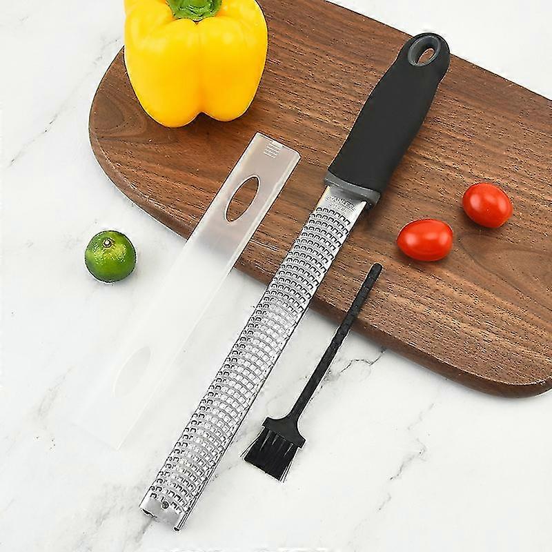 Wabjtam Lemon Zester&cheese Grater With Clean Brush Easy To Grate Or Zest