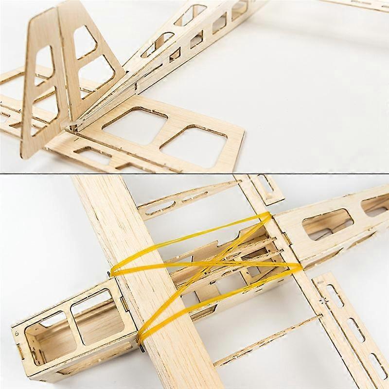 R03 STICK-06 Airplane 580mm Wingspan Balsa Wood DIY Electric Aircraft RC Flying Toy Version Unassem