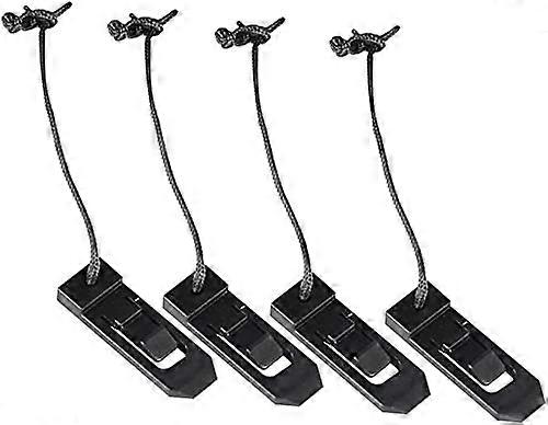 4Pcs Surfboard Fins Clip Paddleboard Skeg Boat Tail Rudder Surfboard Fin Buckle Paddle Accessories for Surfing Water Sports